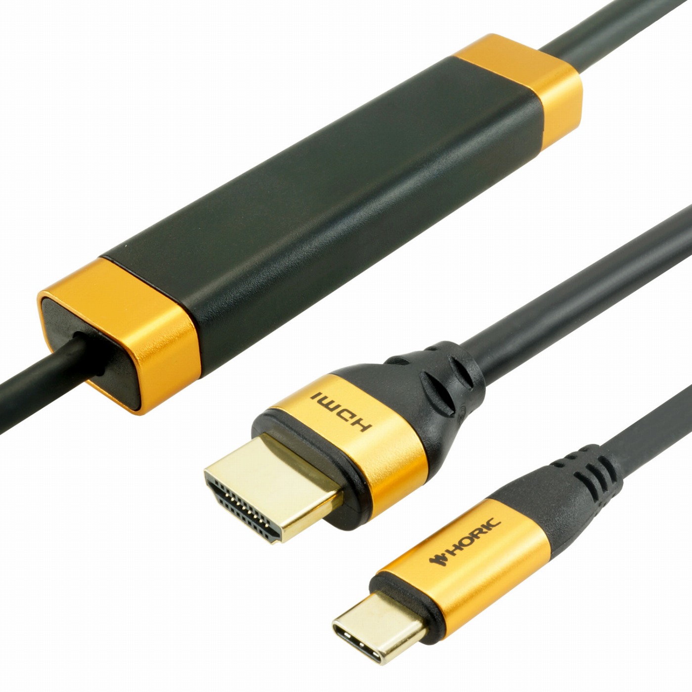 リモートワークやお家時間に便利な、USB Type-C→HDMI変換ケーブル | HORIC