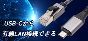 '25.01.08 / USB TYPE-C-イーサネット変換ケーブル